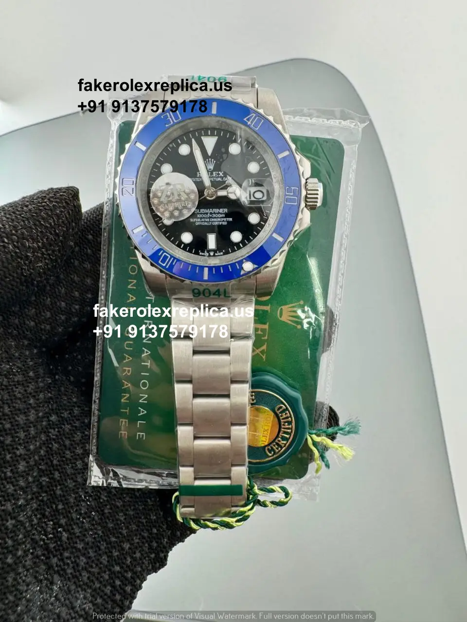rolex submariner smurf replica watch