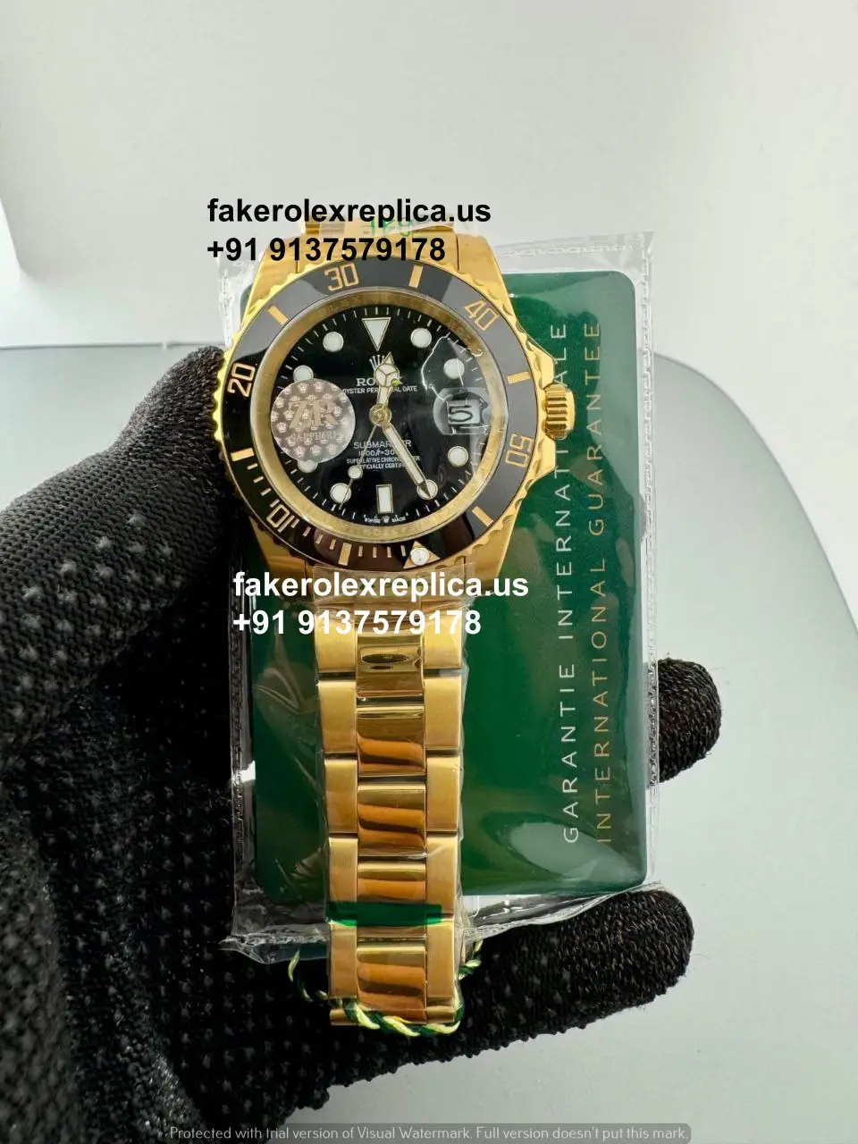replica rolex submariner gold